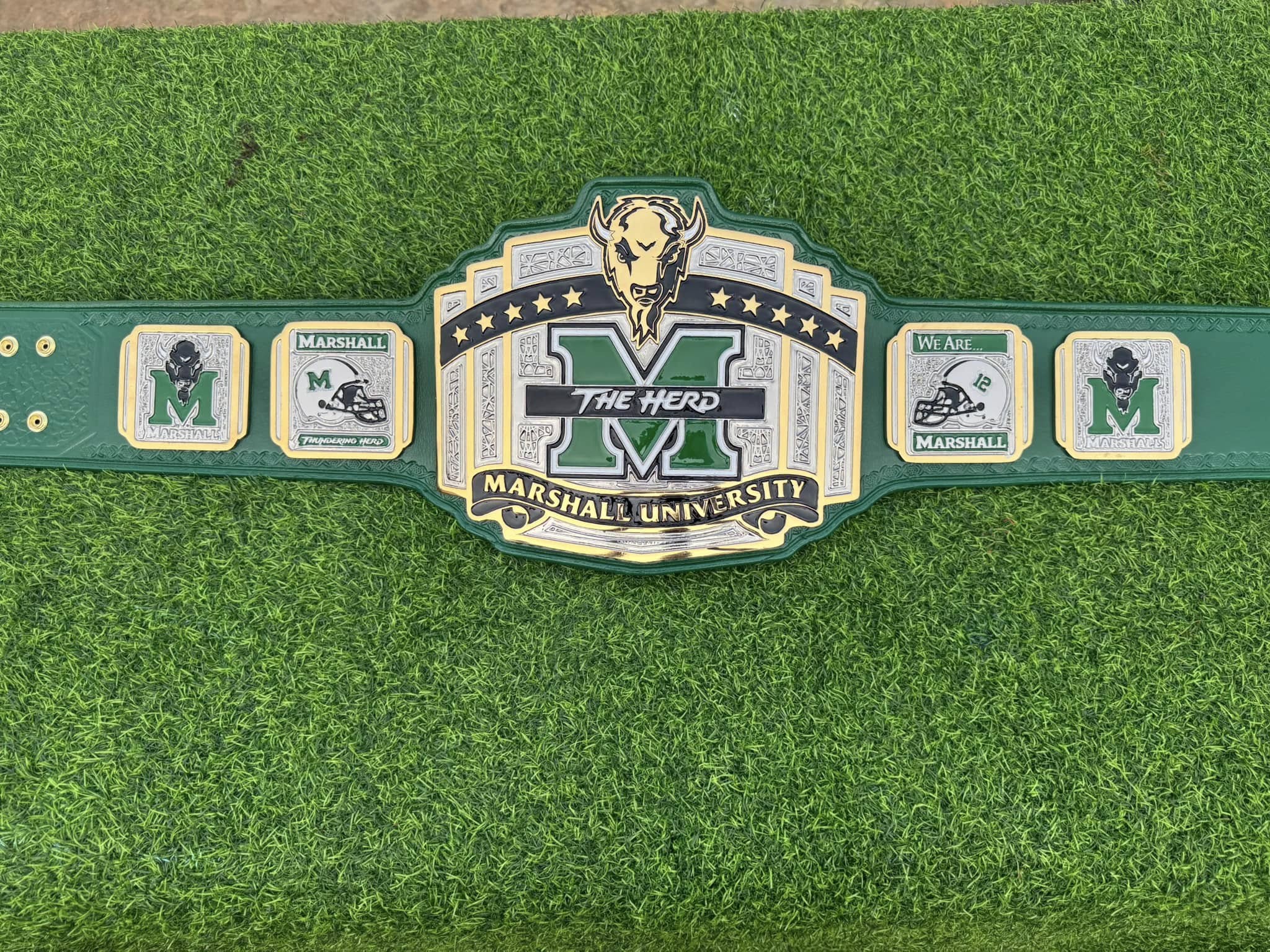 465009890_3657875354523114_6269013363899703048_n Marshall University Customized Championship Title Belt - Image 1