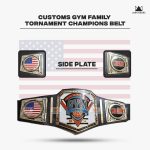 Customs Gym Family Tornament Champions Belt - Image 2