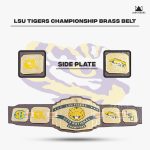 LSU Tigers Championship Brass Belt - Image 3